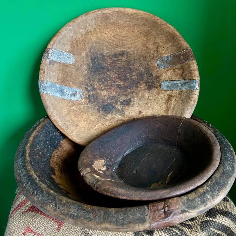 Wooden Chapati Bowl