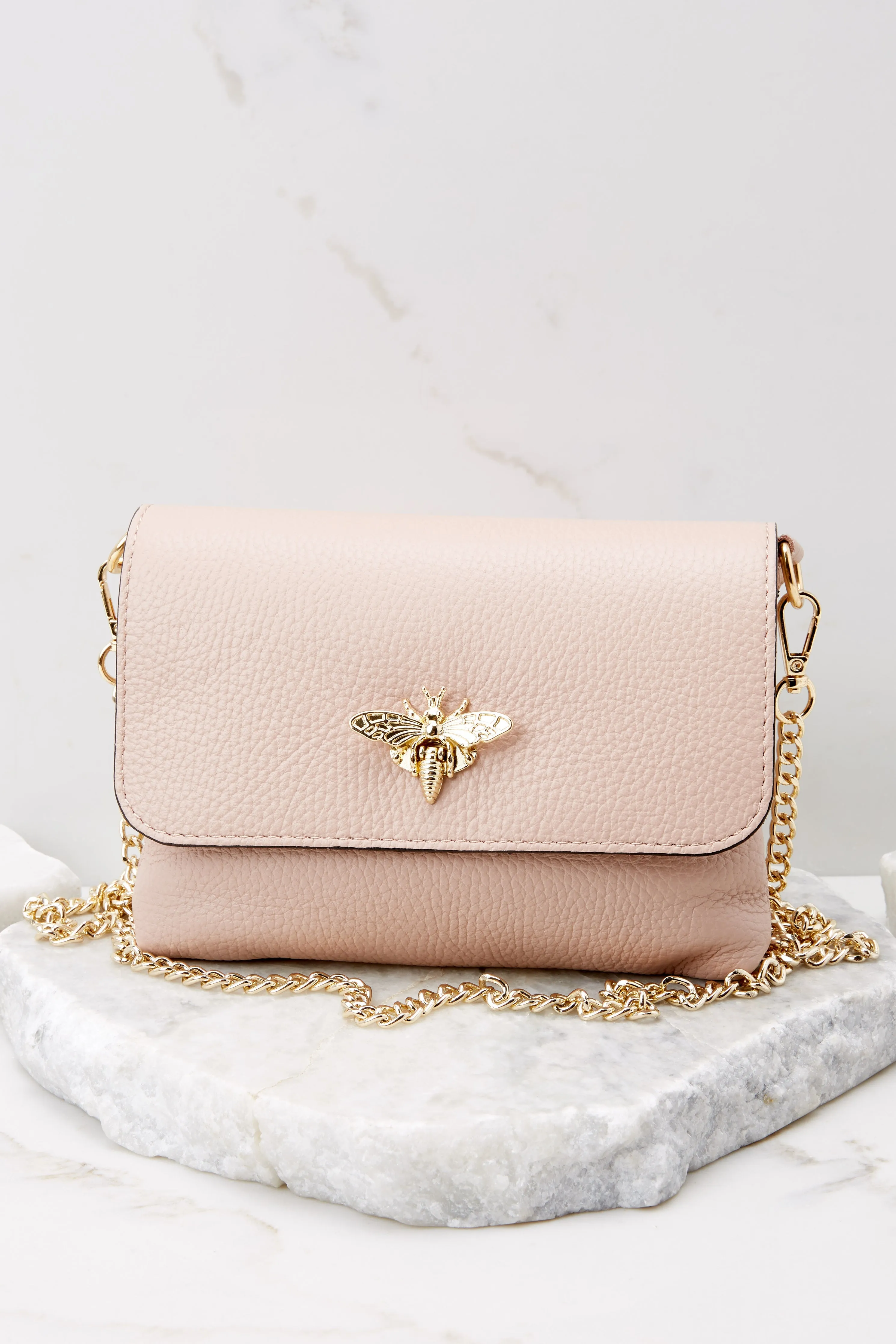 Work Smarter Blush Leather Bag