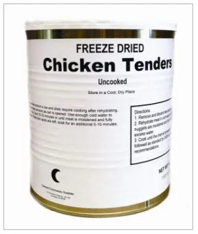 Yoder's Canned Meat Dehydrated Canned Meat for Long Term Food Storage and Emergency Preparedness Kits (Chicken Tenders) Chicken Tenders